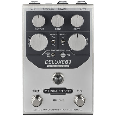Origin Effects Deluxe '61 Amp Tremolo and Drive Pedal - 1