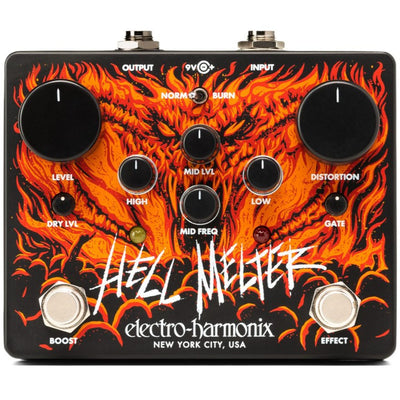 Electro-Harmonix Hell Melter Distortion Pedal - 1