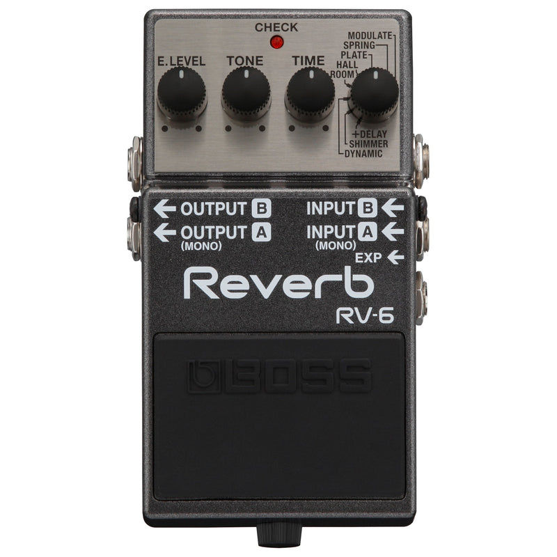 Boss RV-6 Digital Reverb Pedal - 1