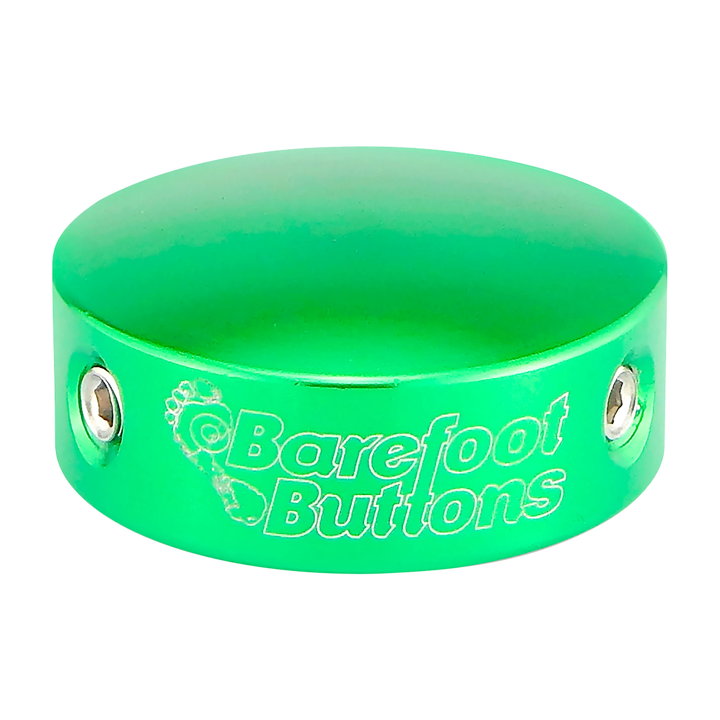 Barefoot Buttons V1 Standard Footswitch Cap - Green - 1