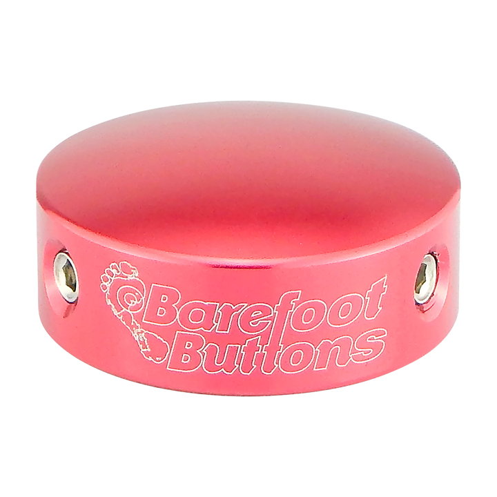 Barefoot Buttons V1 Standard Footswitch Cap - Red - 1