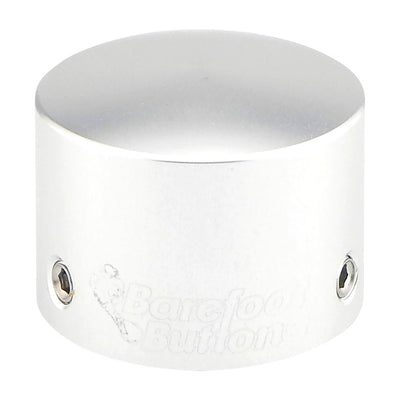 Barefoot Buttons V1 Tallboy Footswitch Cap - Silver - 1