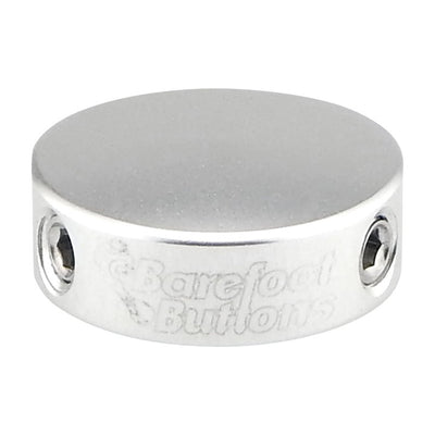 Barefoot Buttons V1 Mini Footswitch Cap - Silver - 1