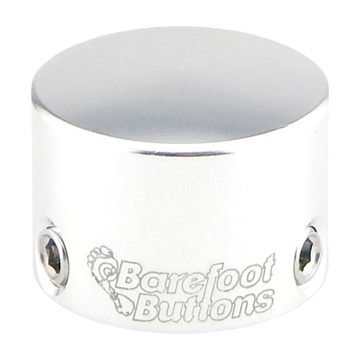Barefoot Buttons V1 Tallboy Mini Footswitch Cap - Silver - 1