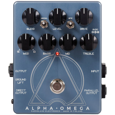 Darkglass Alpha Omega Bass Distortion and Overdrive Pedal - 1