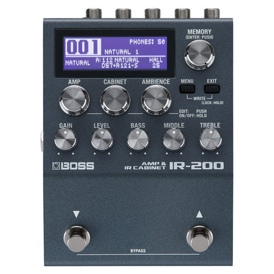 Boss IR-200 Amp and Cabinet Processor Pedal - 1