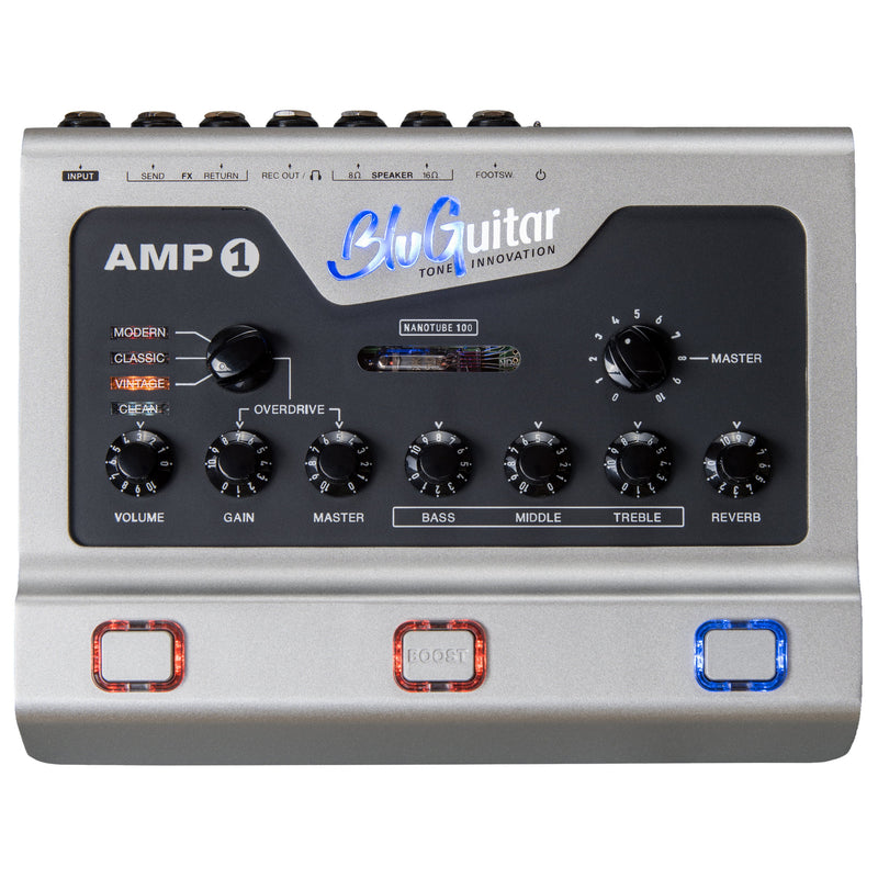 BluGuitar Amp1 Mercury Edition 100 Watt Guitar Amplifier Pedal - 1