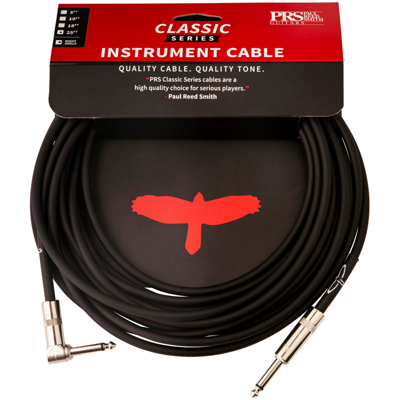 PRS Classic 25 Foot Straight to Right Angle Instrument Cable - 2