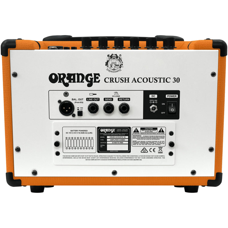 Orange Crush Acoustic 30 Guitar Combo Amp - Orange - 5