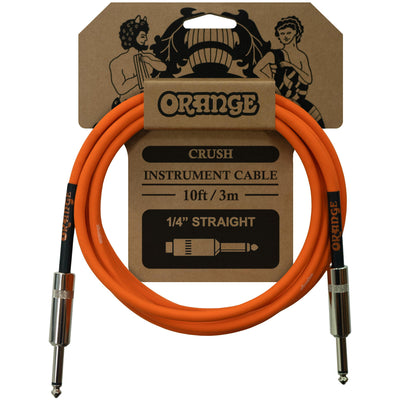 Orange Crush Series Straight to Straight Instrument Cable - 10 Foot - 1