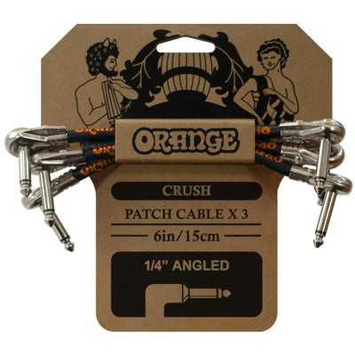 Orange Crush Patch Cable - 6 Inch - 3-Pack - 1