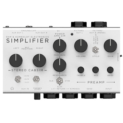 DSM Humboldt Simplifier Preamp and Stereo Cab Simulator - 1