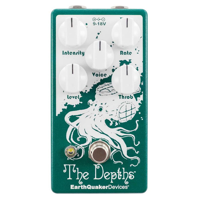 EarthQuaker Devices The Depths Analog Optical Vibe Machine Pedal - 1