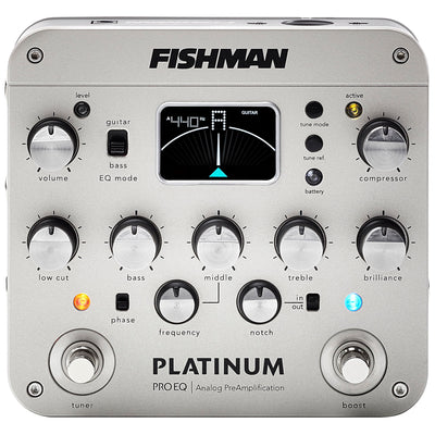 Fishman Platinum Pro EQ / DI Analog Preamp Pedal - 1