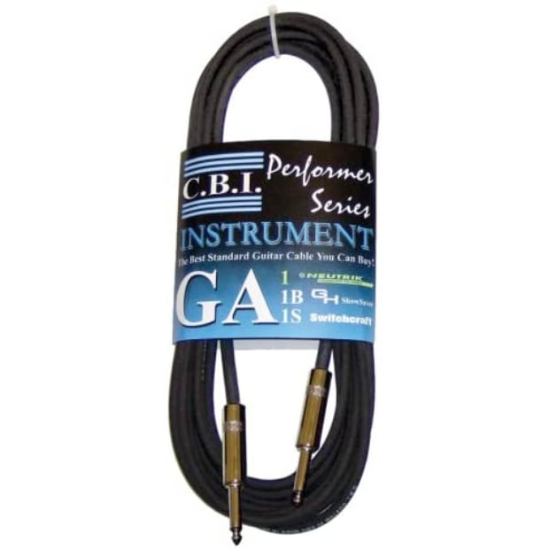 CBI GA-1 Standard Series Straight to Straight Instrument Cable - 25 Foot - 1