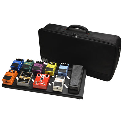 Gator Small Aluminum Series Pedalboard with Carry Bag - Black - 9