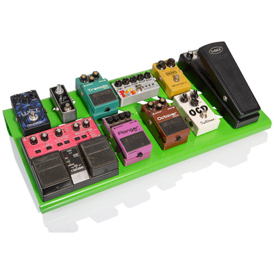 Gator Large Aluminum Series Pedalboard with Carry Bag - Green - 9