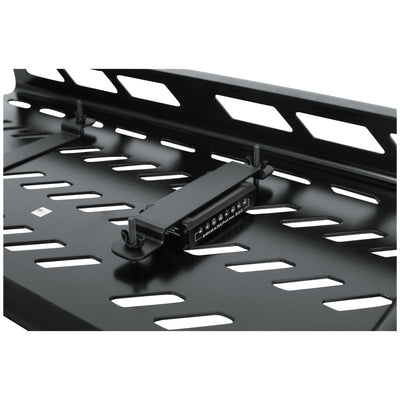 Gator Extra Large Aluminum Series Pedalboard with Carry Bag - Black - 13