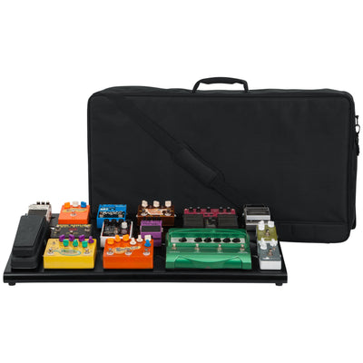 Gator Extra Large Aluminum Series Pedalboard with Carry Bag - Black - 17
