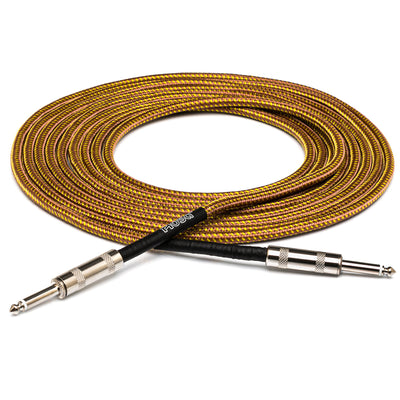 Hosa GTR-518 Tweed Straight to Straight Instrument Cable - 18 Foot - 1