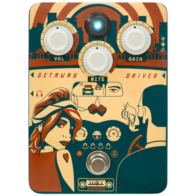 Orange Getaway Driver '70s Amplifier Simulator Pedal - 1