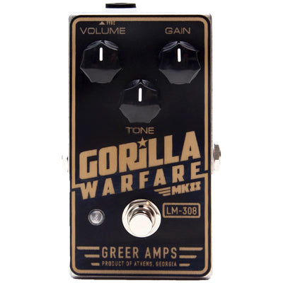 Greer Amps Gorilla Warfare MkII Distortion / Overdrive Pedal - 1