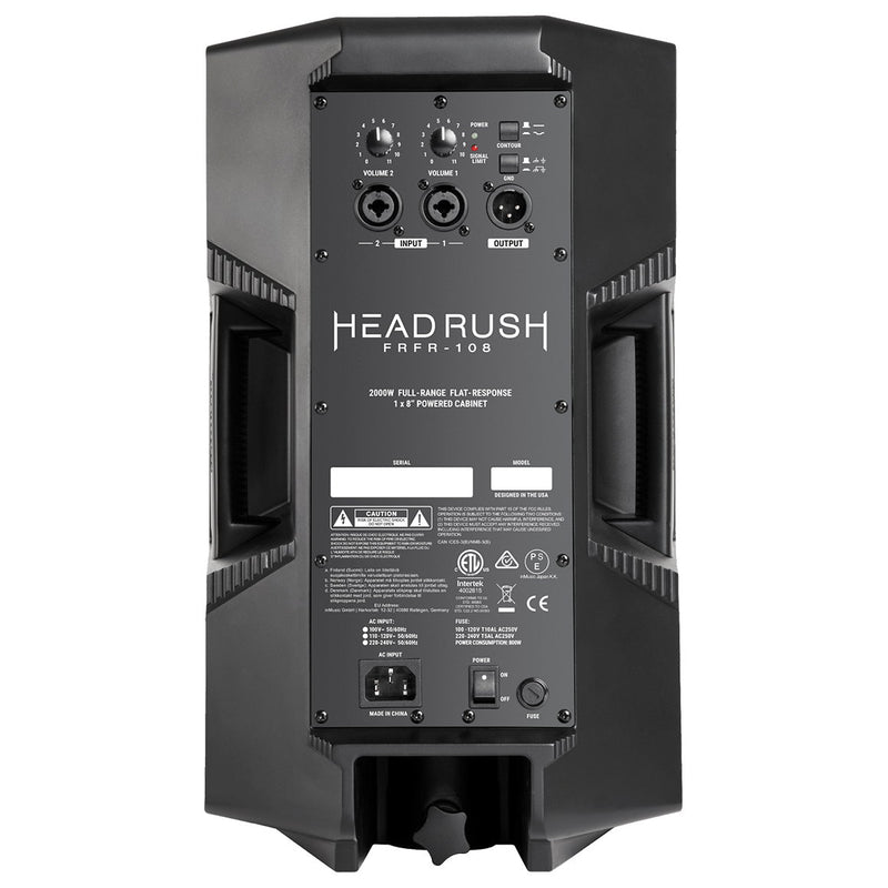 HeadRush FRFR-108 Powered Guitar Speaker Cabinet - 3