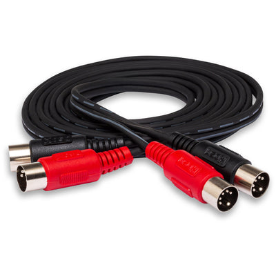 Hosa MID-204 Dual 5-Pin MIDI Cable - 4 Meter - 1