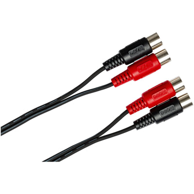 Hosa MID-204 Dual 5-Pin MIDI Cable - 4 Meter - 3
