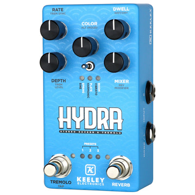 Keeley Hydra Stereo Reverb & Tremolo Pedal - 2