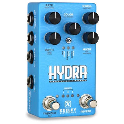 Keeley Hydra Stereo Reverb & Tremolo Pedal - 3