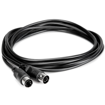 Hosa MID-325BK 5 pin DIN MIDI Cable - 20 Foot - 1