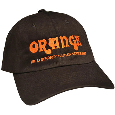 Orange Baseball Logo Hat