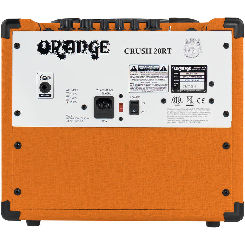 Orange Crush 20RT Guitar Combo Amp - Orange - 5