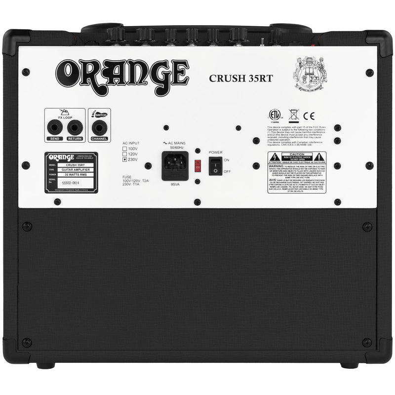 Orange Crush 35RT Guitar Combo Amp with Reverb - Black - 7