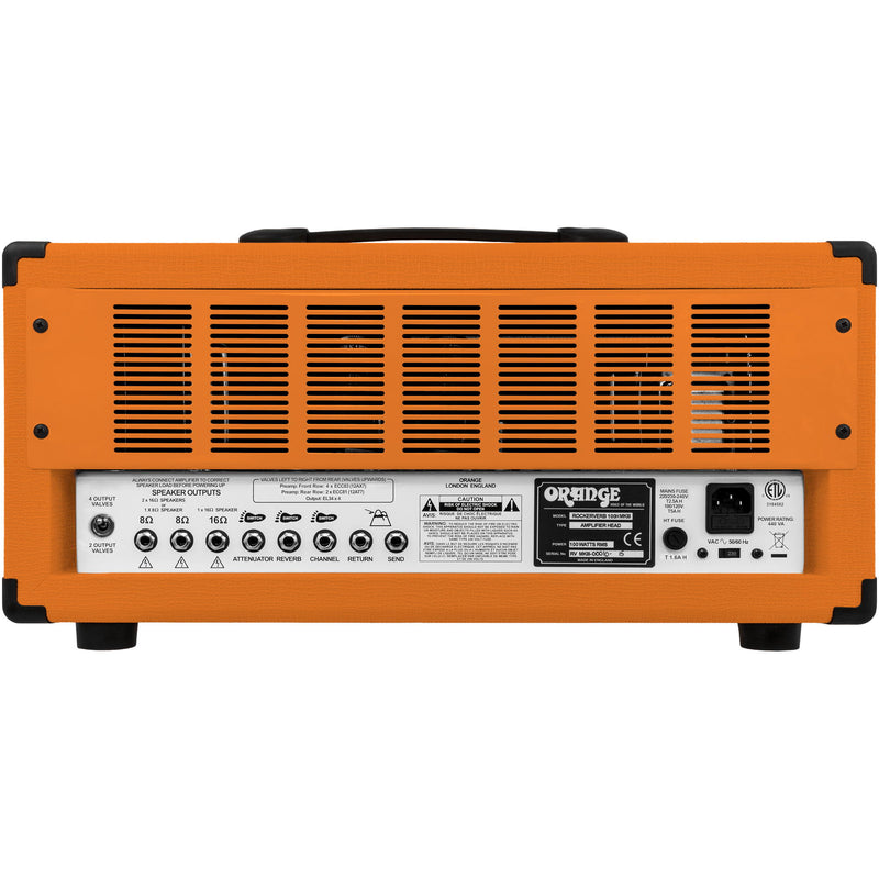 Orange Rockerverb 100 MkIII Guitar Amp Head - Orange - 5