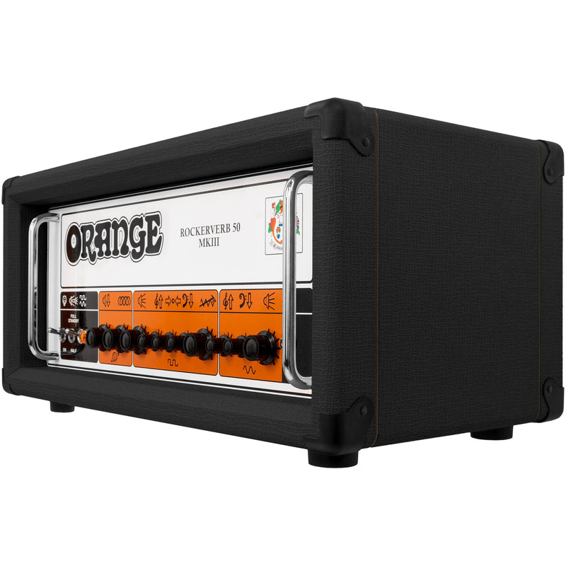 Orange Rockerverb 50 MkIII Guitar Amp Head - Black - 2