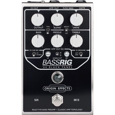 Origin Effects BassRig 64 Preamp and Overdrive Pedal - 1