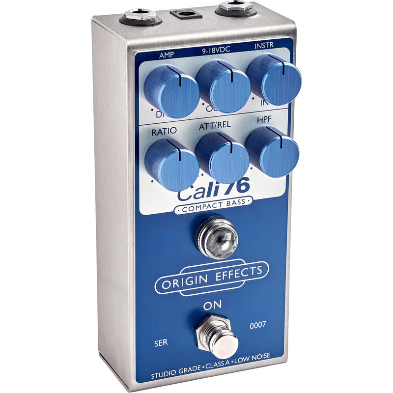 Origin Effects Cali76 Compact Bass Compressor Pedal, Super Vintage Blue - 2