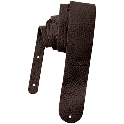 PRS Buffalo Leather Strap - Dark Brown - 2.5 Inch - 1