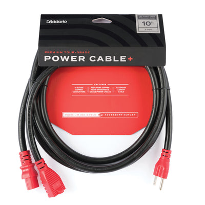 D'Addario IEC Power Cable Plus - 10 Foot - 4