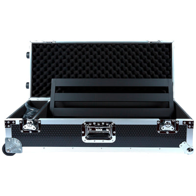 Pedaltrain JR Max Pedalboard with Wheeled Black Honeycomb Tour Case - 7