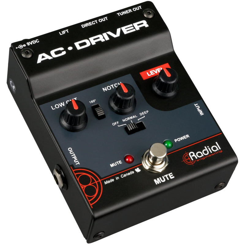 Radial AC-Driver Compact Acoustic Preamp Pedal - 2
