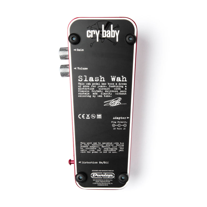 Dunlop SW95 Slash Cry Baby Wah Pedal - 2
