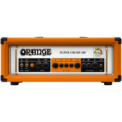 Orange Super Crush 100 Solid-State Guitar Amp Head - Black - 1