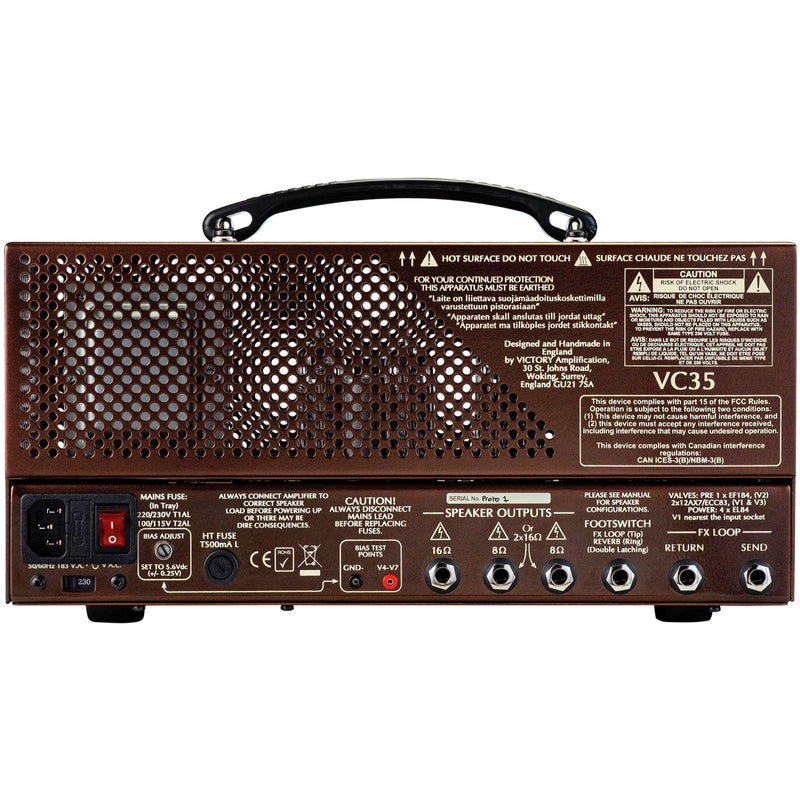 Victory VC35 The Copper Guitar Amp Head - 3