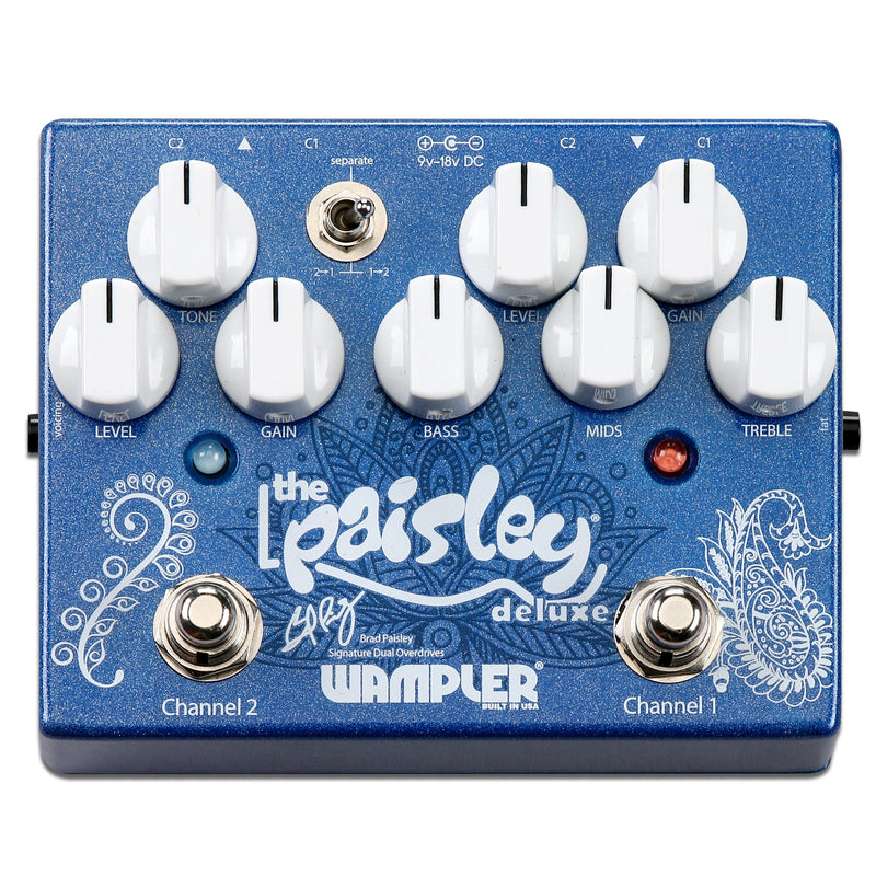 Wampler Paisley Drive Deluxe Dual Overdrive Pedal - 1