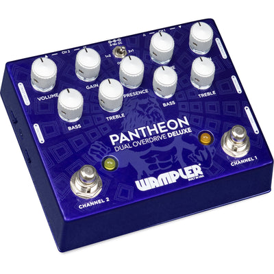 Wampler Dual Pantheon Overdrive Deluxe Pedal Side 1