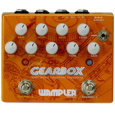 Wampler Gearbox Andy Wood Signature Dual Overdrive Pedal - 1