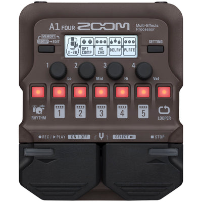 ZOOM A1 FOUR Multi-Effects Processor Pedal